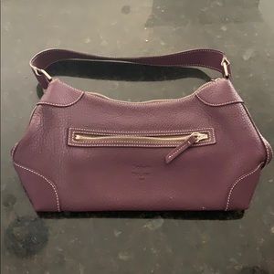 Gently used eggplant colored Dooney & Bourke bag